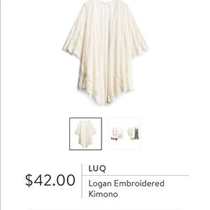LUQ Logan kimono from Stitchfix NWT XL